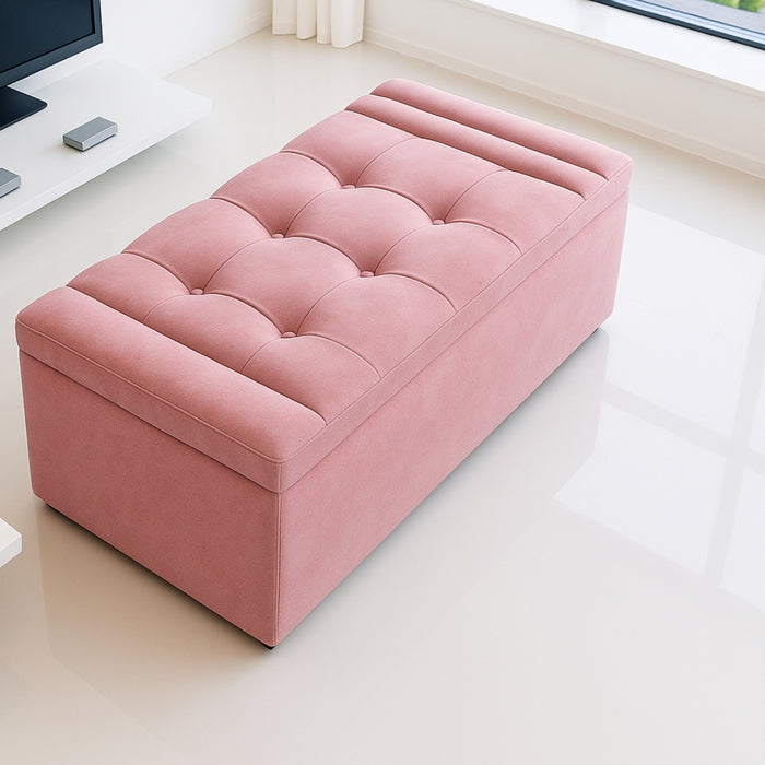 Ottoman Storage Blanket Toy Box