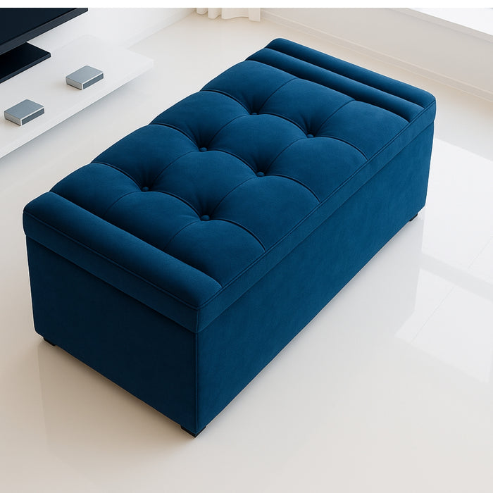 Ottoman Storage Blanket Toy Box