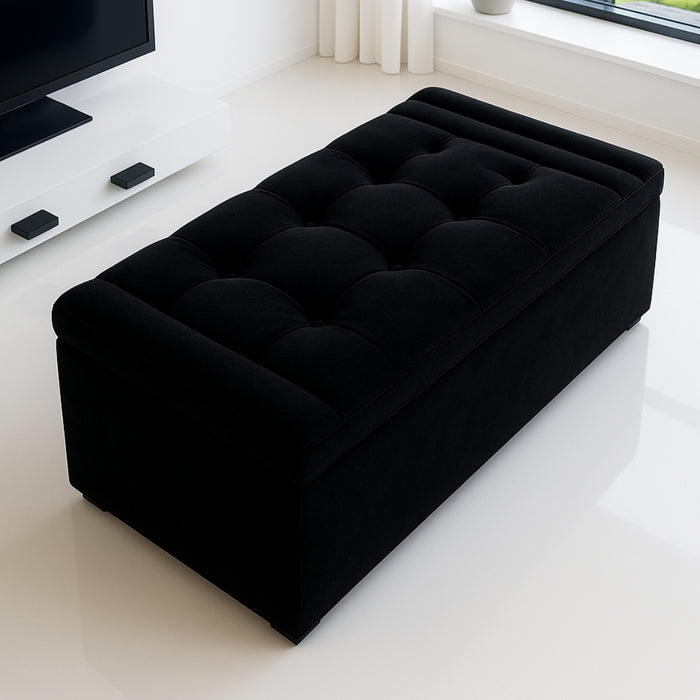 Ottoman Storage Blanket Toy Box