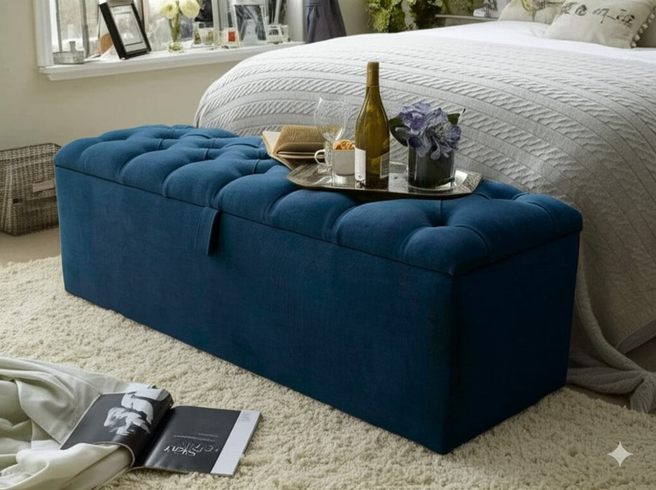 Ottoman Storage Blanket Toy Box - The Perfect Storage Solution