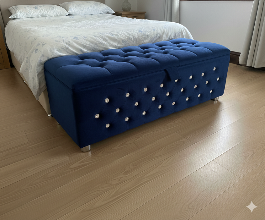 New Design Ottoman Storage Blanket Toy Box Perfect Storage Solution