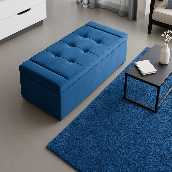 Ottoman Storage Blanket Toy Box