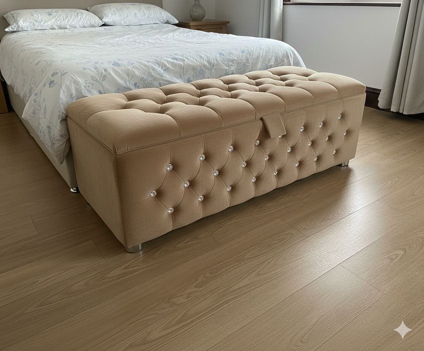 New Design Ottoman Storage Blanket Toy Box Perfect Storage Solution