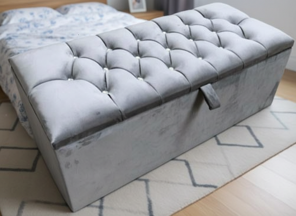 Ottoman Storage Blanket Toy Box - The Perfect Storage Solution