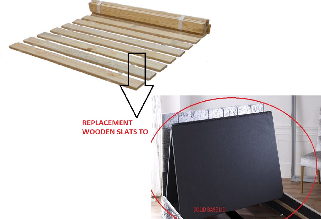 Solid Black Base Lid – Replacement for Existing Wooden Slats