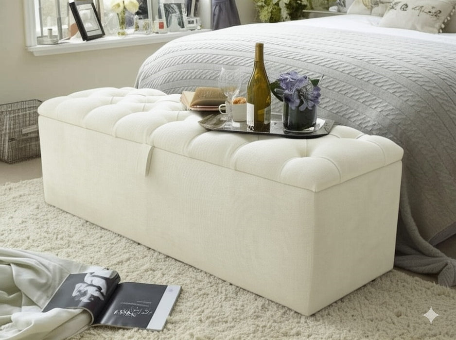 Ottoman Storage Blanket Toy Box - The Perfect Storage Solution